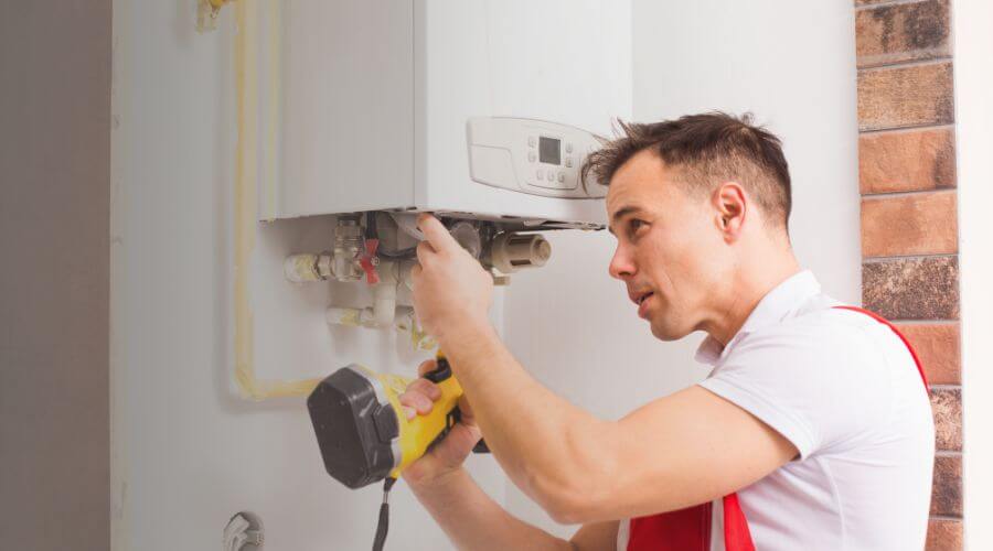 Professional tankless water heater installation in Lysite, WY